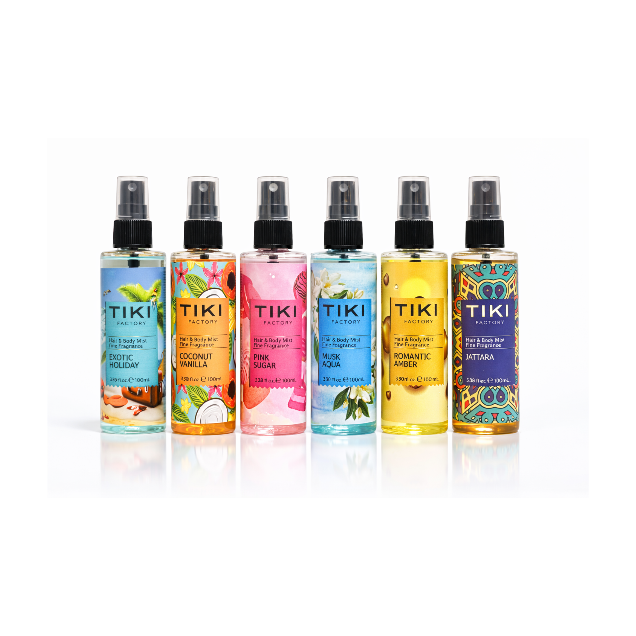 TIKI FACTORY HAIR & BODY MIST (24) Dsp 100ML
