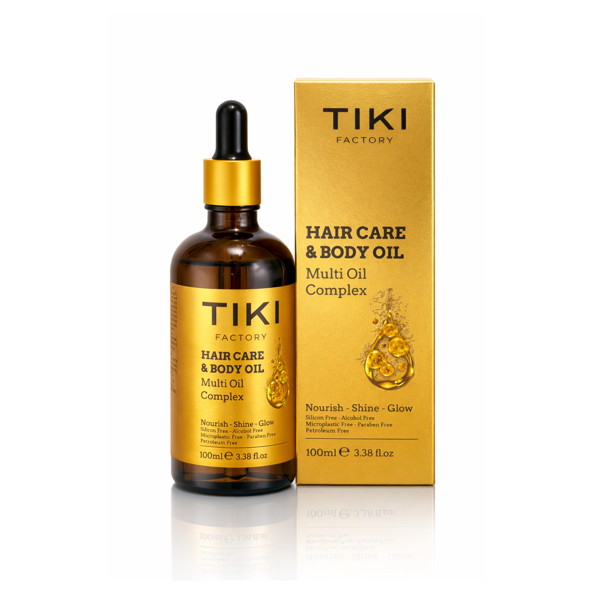 TIKI FACTORY HAIR & BODY OIL 100ML