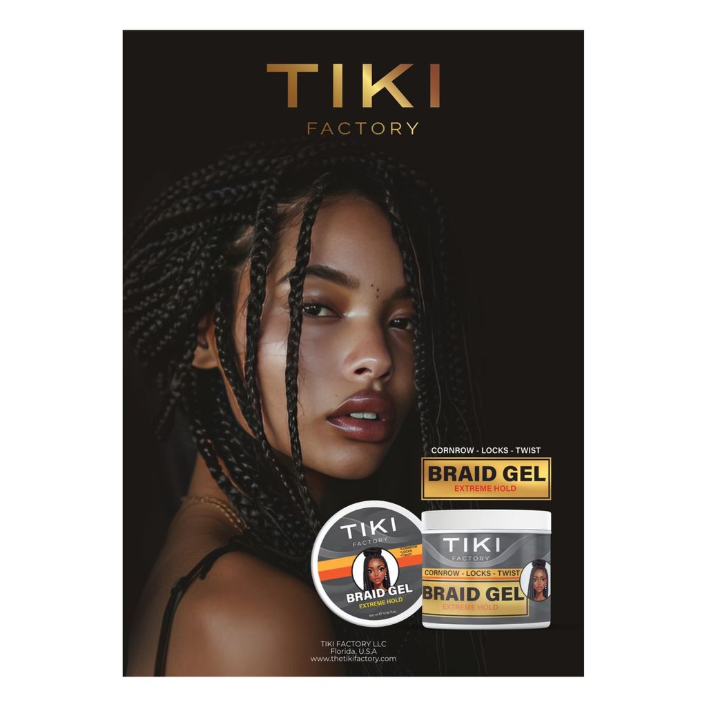 TIKI FACTORY HAIR BRADING GEL 400ML