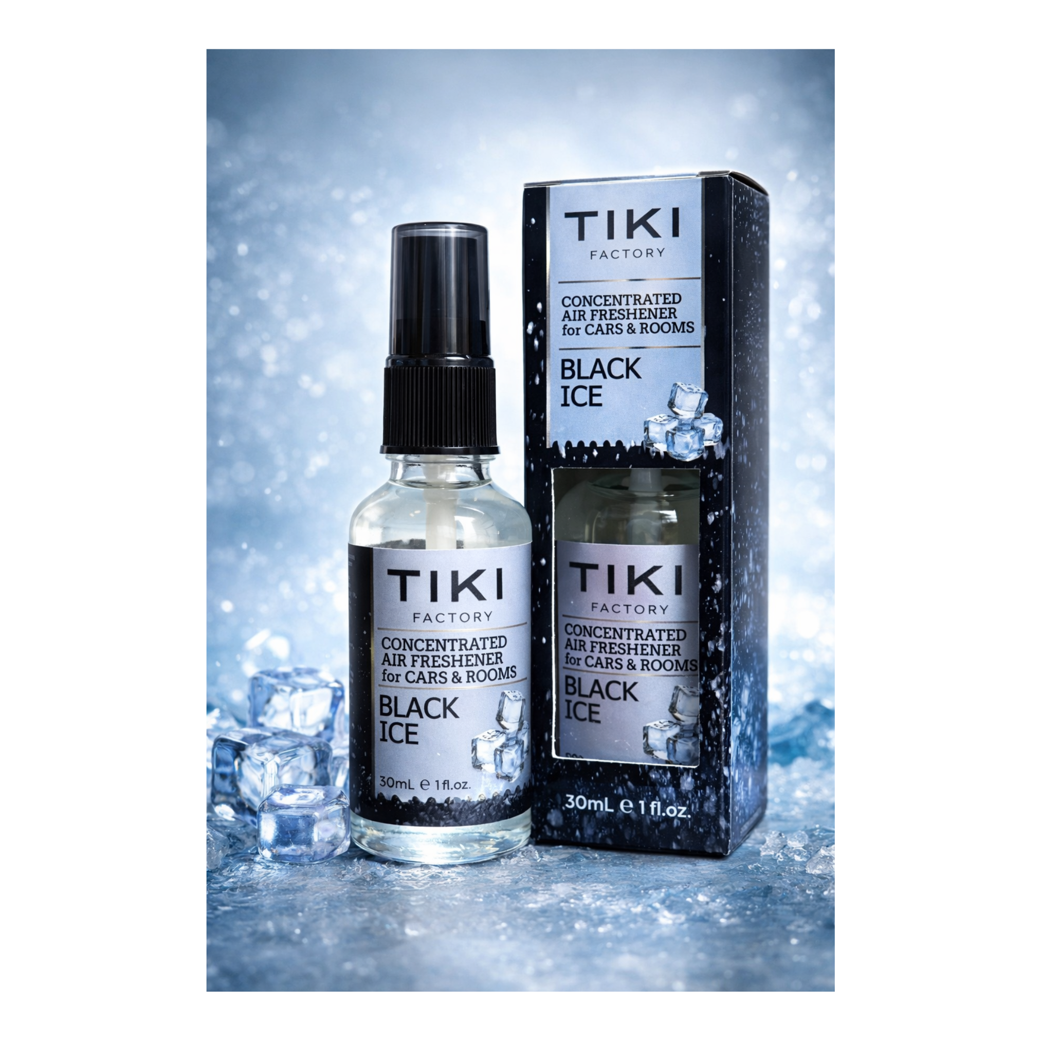 TIKI FACTORY AIR FRESHENER (40pc - 2Dsp) 30ML