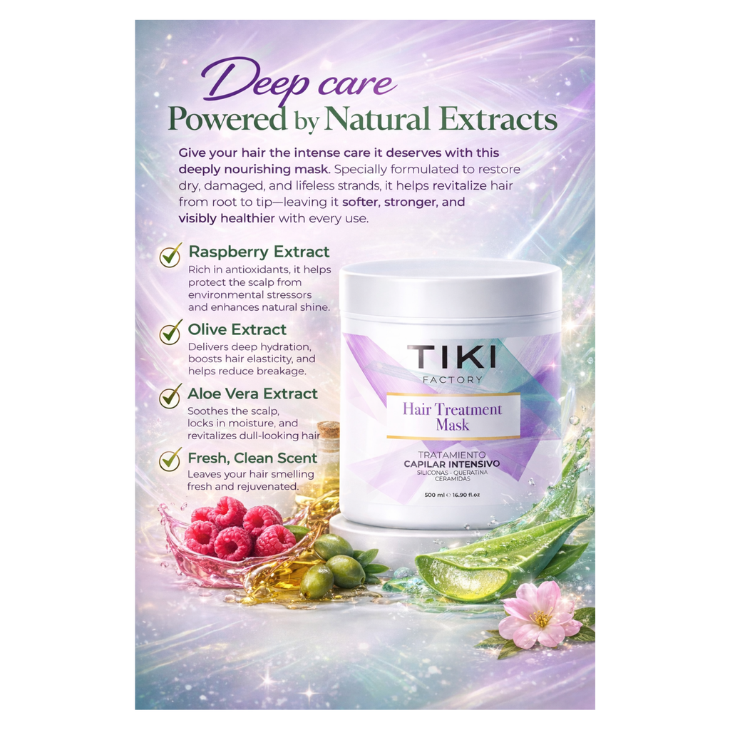 TIKI FACTORY HAIR TREATMENT MASK 500ML