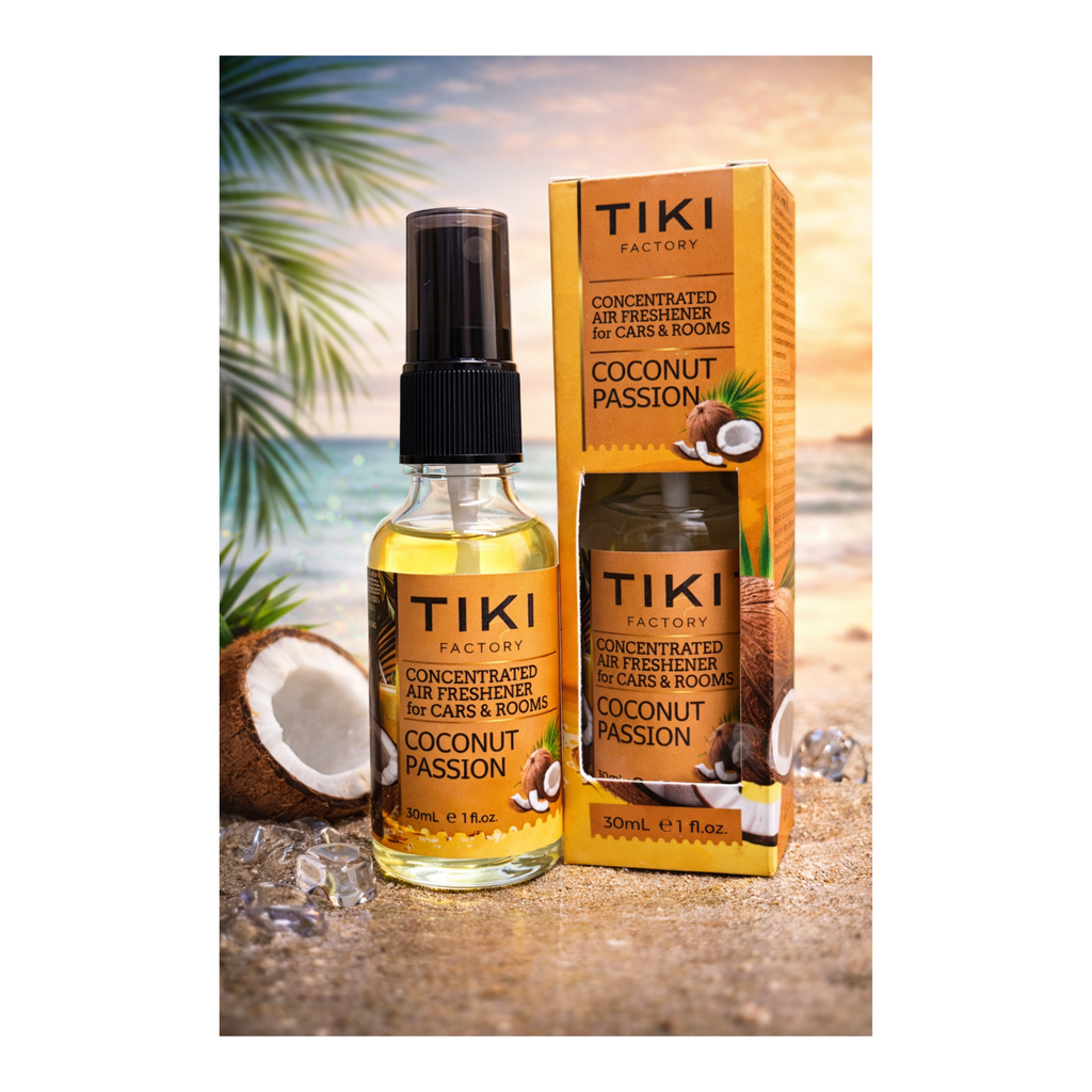 TIKI FACTORY AIR FRESHENER (40pc - 2Dsp) 30ML