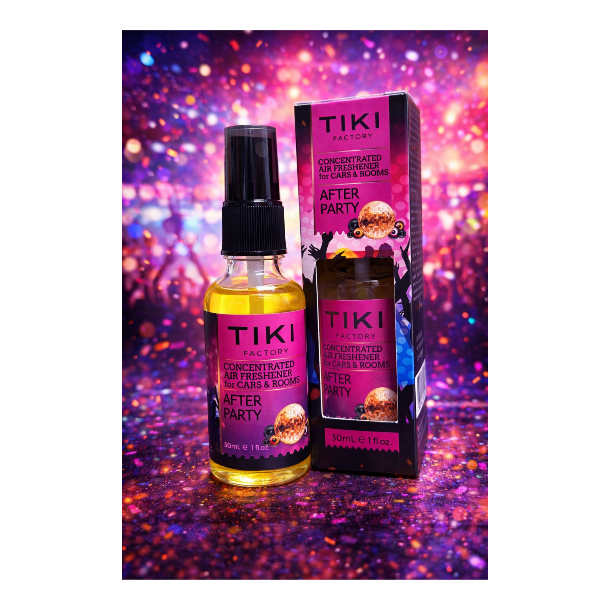 TIKI FACTORY AIR FRESHENER (40pc - 2Dsp) 30ML