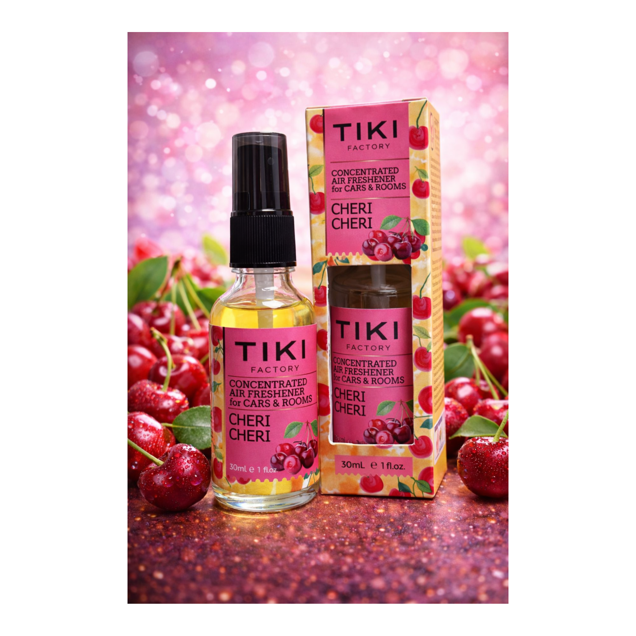 TIKI FACTORY AIR FRESHENER (40pc - 2Dsp) 30ML